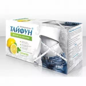 Тайфун фіточай для схуднення лимон пакетики по 2г №30- ціни у Умані