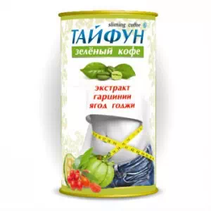 Тайфун кави зелений ягоди годжі та гарцинія 100г- ціни у Києві