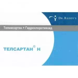 Инструкция к препарату Телсартан-Н табл. 40мг 12.5 №14 (7х2) блистер