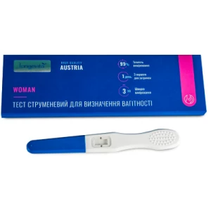 Тест струйный для определения беременности Longevita Woman №1- цены в Покровске