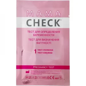 Тест-полоска для определения беременности MAMACHECK №1- цены в Знаменке