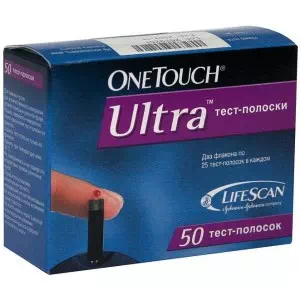 Тест полоски One Touch Ultra№50- цены в Днепре