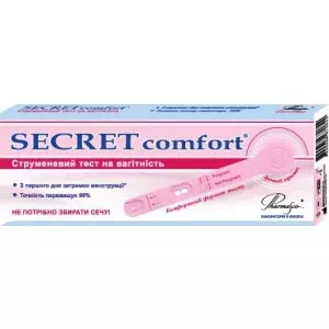Тест струйный для определения беременности Secret Comfort- цены в Марганце