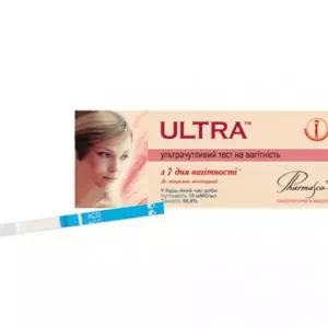 Тест-смужка Ultra для визначення вагітності, 1 штука- ціни у Мирнограді