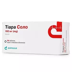 Тиара Соло таблетки п пл.об.160мг №84 (14х6) уп.в пачке- цены в Лимане