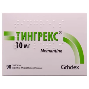 Тингрекс таблетки покрытые пленочной оболочкой 10мг №90- цены в Днепре