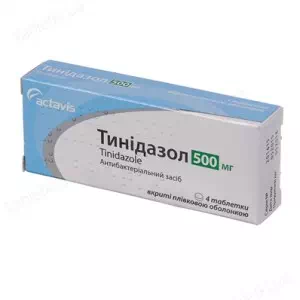 Инструкция к препарату Тинидазол табл.п пл.об. 500мг N4