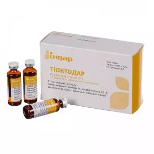 Отзывы о препарате Тиоктодар раствор 3% 10мл флакон №10