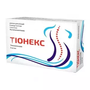 ТІОНЕКС розчин д/ін. 2 мг/мл по 2 мл №6 в амп.- ціни у Дніпрі