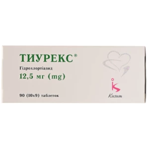 Тиурекс таблетки 12.5мг №90- ціни у Києві