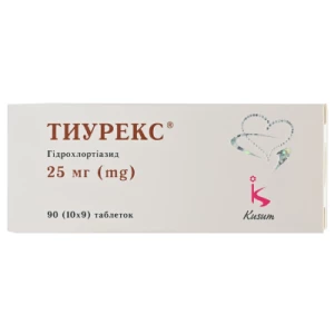 Тиурекс таблетки по 25 мг №90- ціни у Запоріжжі