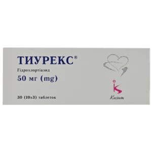 Тиурекс таблетки по 50 мг №30- ціни у Пологах