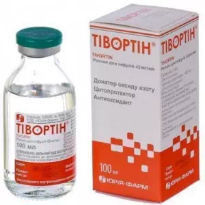 тивортин р-р д инф. 42мг мл(4,2%) 100мл стекло инд уп- цены в Мелитополь