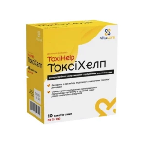 ТоксіХелп порошок для приготування суспензій саше 2г №20- ціни у Глибока
