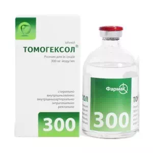 Томогексол раствор для инъекций 300мг йода/1мл флакон 100мл №1- цены в Коломые