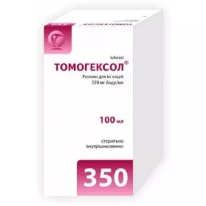Отзывы о препарате Томогексол раствор для инъекций 350мг йода/1мл флакон 100мл №1