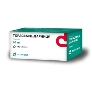 Торасемід-Дарниця таблетки 10мг №100- ціни у Дніпрі