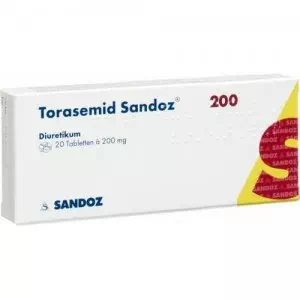 Торасемид Сандоз таблетки 200мг №20- цены в Днепре