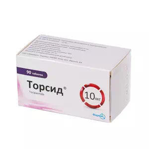 Торсид таблетки 10 мг N№90- цены в Днепре