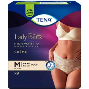 Отзывы о препарате Трусы урологические для женщин Tena Lady Plus Creme M 9шт