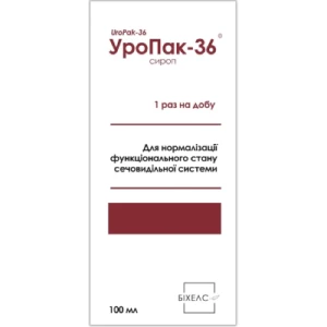 Відгуки про препарат Уропак-36 сироп 100мл