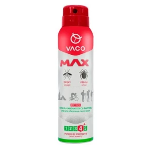 Vaco Max спрей від комарів кліщів мошок DEET 30% з пантенолом 100мл- ціни у Вишневому