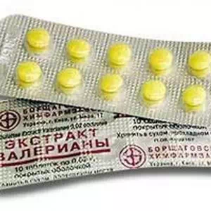 Валеріани екстракт таблетки в/о 0,02 г N10 Лубни- ціни у Дніпрі