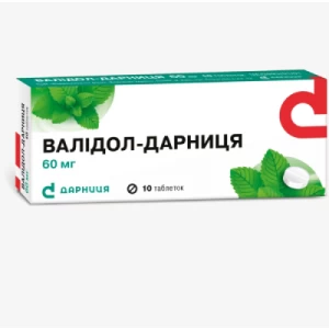 Валідол-Дарница таблетки 60мг №10- ціни у Павлограді