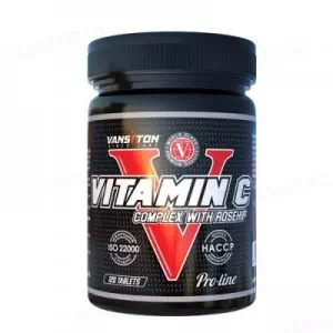 Вітамінний комплекс Vansiton Vitamine C, комплекс вітамін С з шипшиною, 120 таблеток- ціни у Южноукраїнську
