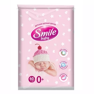 Ватні пластини Smile дитячі №60- ціни у Мирнограді