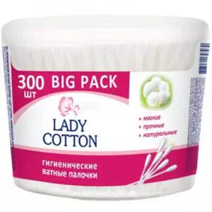 ВАТНЫЕ ПАЛОЧКИ Lady Cotton п/этил.№300- цены в Знаменке