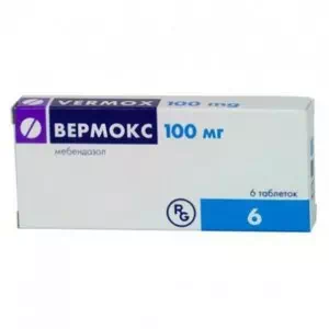 Вермокс таблетки 100мг №6- цены в Южноукраинске