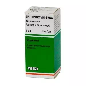 Винкристин лиофилизированный порошок для инъекций 1мг флакон с растворителем в ампулах 1мл №1- цены в Одессе