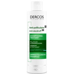 Віши Деркос шампунь посиленої дії проти лупи для нормального та жирного волосся 200мл- ціни у Охтирці