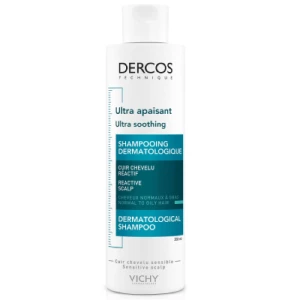 Віши Деркос шампунь заспокійливий для чутливої шкіри для нормального та жирного волосся 200мл- ціни у Енергодарі