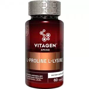 Отзывы о препарате Витаджен VITAGEN L-PROLINE L-LYSINE табл.№60