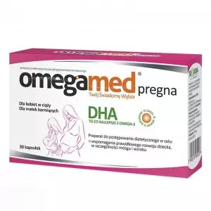 Вітаміни OMEGAMED Pregna капс.- ціни у Глибока
