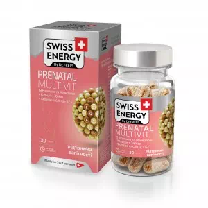 Витамины Swiss Energy Пренатал капсулы №30- цены в Бровары