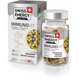 Витамины в капсулах Swiss Energy ImmunoVit №30- цены в Першотравенске