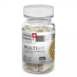 Витамины в капсулах Swiss Energy MultiVit №30- цены в Покрове