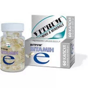 Витамины витрум с витамином Е капсулы 400МЕ №60- цены в Днепре