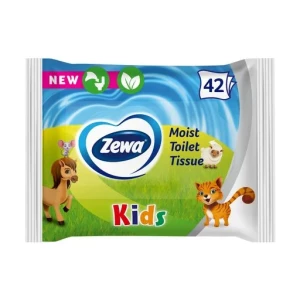 Влажная туалетная бумага Zewa Kids 42 шт- цены в Ахтырке