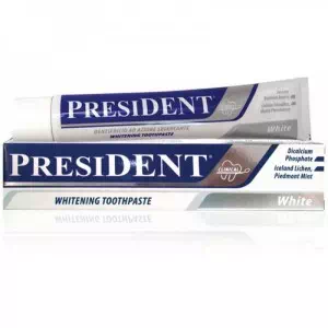 Зубна паста PresiDENT CLINICAL Вайт 75мл- ціни у Херсо́ні