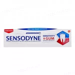 Зубна паста Сенсодин чуттєв.зубів та захист ясен туба 75мл- ціни у Лимані