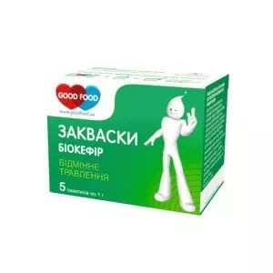 Закваска бактериал.GoodFood Кефир 1г N5- цены в Новомосковске