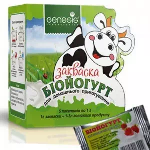 Закваска бактериальная Генезис Биойогурт 1г№5- цены в Днепре