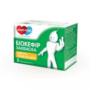 Закваска бактериальная ГудФуд Биокефир 1г №5- цены в Никополе