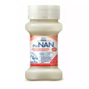 Заменители грудного молока Pre NAN жидкий, 70мл NEW арт.1000217- цены в Знаменке