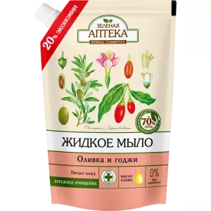 Зеленая Аптека Мыло жидк.оливка годжи дой-пак 460мл- цены в Миргороде