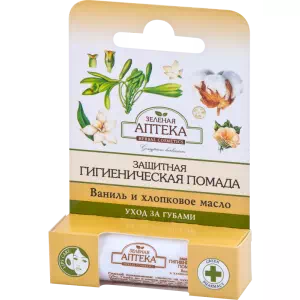Зеленая Аптека помада гигиеническая защитная ваниль и хлопковое масло 3,6г- цены в Житомир